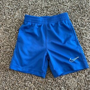 Nike Royal Blue 4T Nike Boys Shorts with White Swoosh